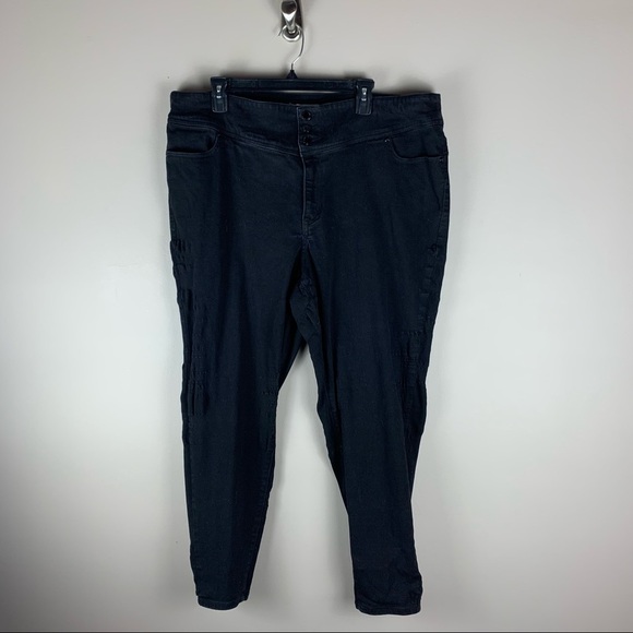 Lane Bryant Black Hi-Rise Signature Fit Jeggings size 22 - Picture 2 of 8